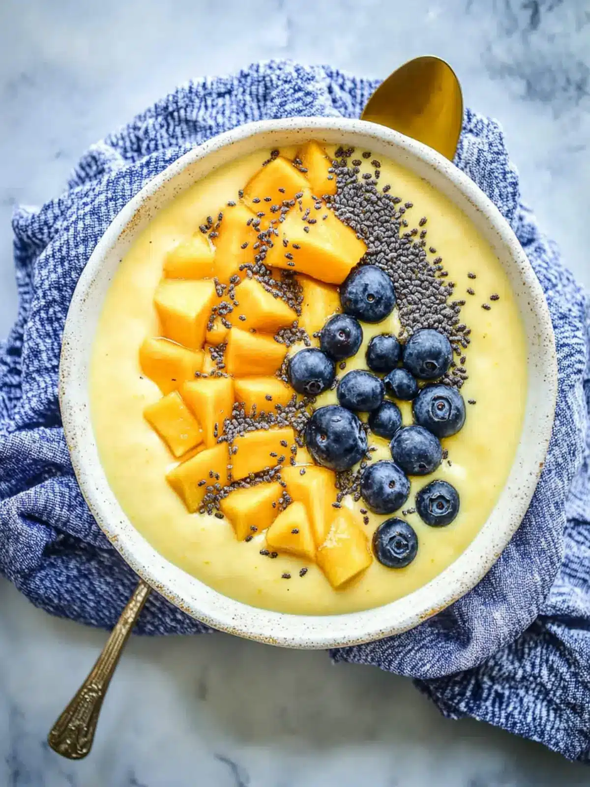 Achieve Perfect Thick & Creamy Mango Smoothie Bowls