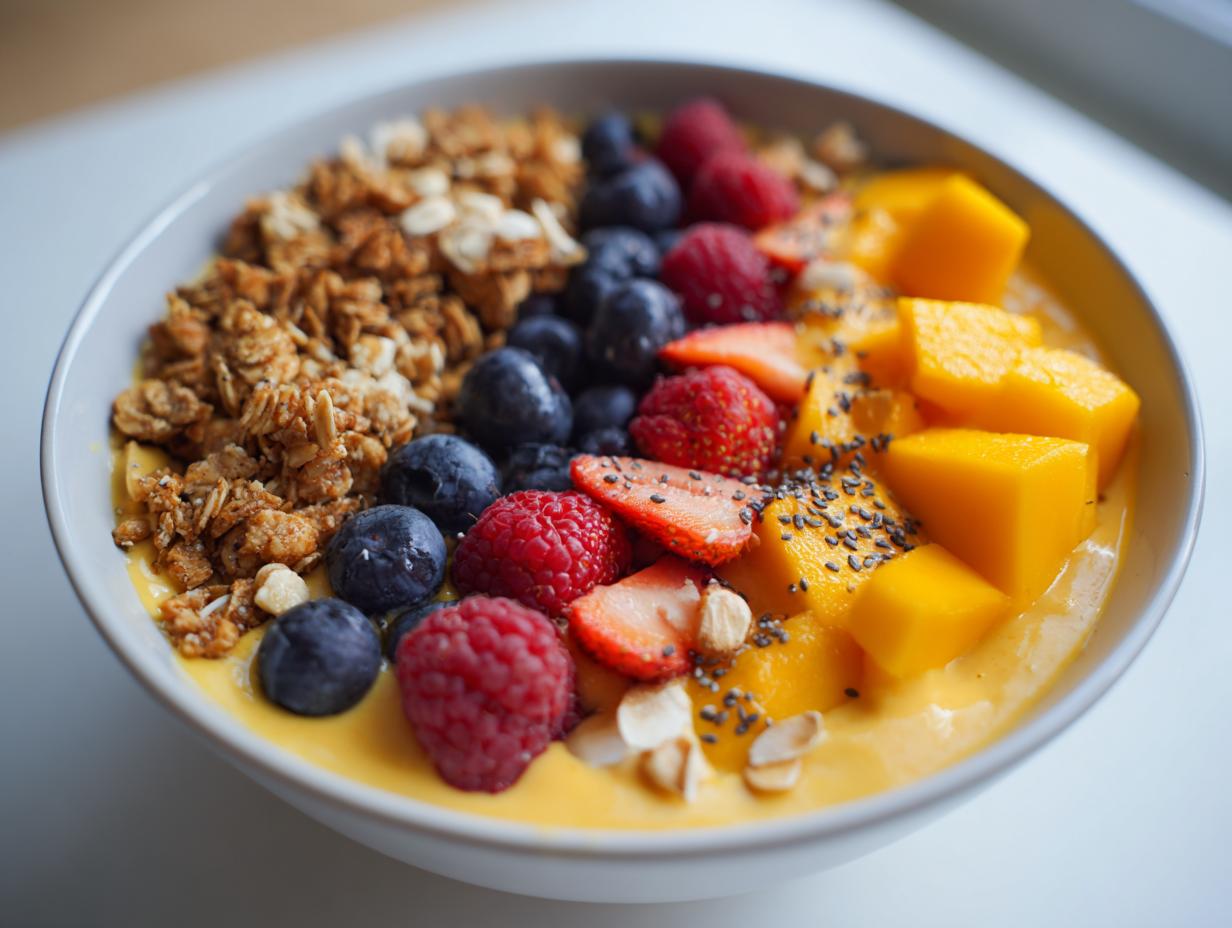 Healthy & Easy Mango Smoothie Bowl: Your New Breakfast Obsession